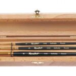 KIT EXCLUCIVE CON CAJA DE MADERA 3 PINCELES  PELO KILINSKY #6