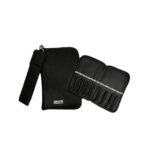 ESTUCHE CON CIERRO COLOR NEGRO