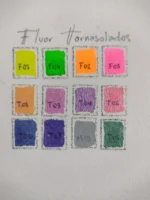 SET DE ACUARELA FLUOR Y TORNASOLADOS - Imagen 2